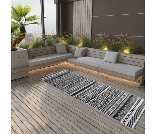 Āra Paklājs, Arakil Melns, 80X250 Cm, Pp Vidaxl