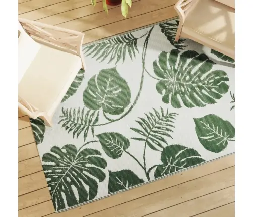 Āra Paklājs, 140X200 Cm, Arakil Zaļš, Pp Vidaxl