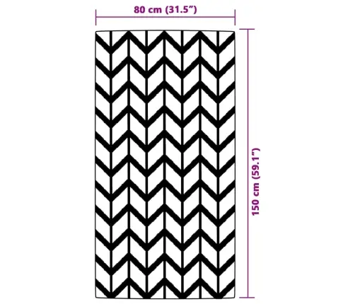 Āra Paklājs, 80X150 Cm, Arakil Pelēks Pp Vidaxl