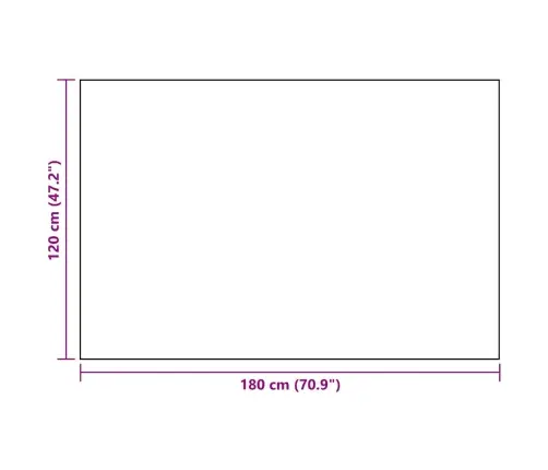 Āra Paklājs, Arakil Melns, 120X180 Cm, Pp Vidaxl