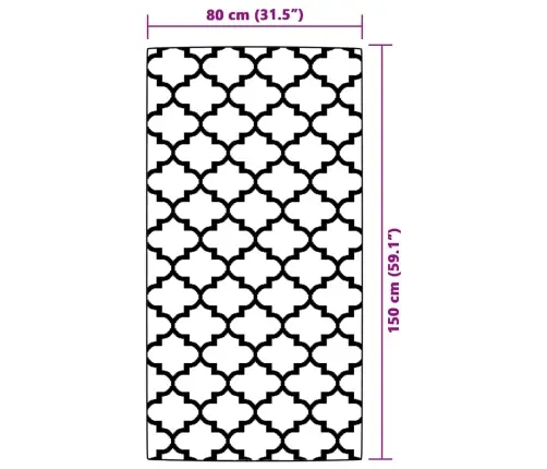 Välisvaip Arakil Sinine 80X150 Cm Pp