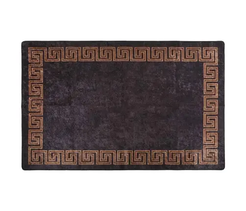 Vaip, Pestav, 80 X 150 cm Must Ja Kuldne, Libisemisvastane