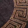 Kilimas, Juodos Ir Auksinės Spalvos, 120cm Neslystantis