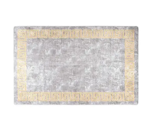 Paklājs, 80X150 Cm, Pelēks, Mazgājams, Neslīdošs Vidaxl