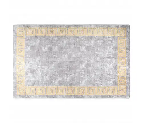 Paklājs, 160X230 Cm, Pelēks, Mazgājams, Neslīdošs Vidaxl