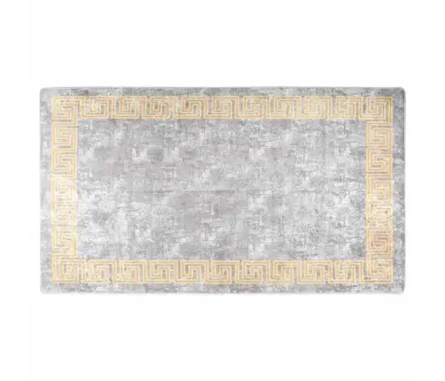 Paklājs, 190X300 Cm, Pelēks, Mazgājams, Neslīdošs Vidaxl Paklājs, 190X300 Cm, Pelēks, Mazgājams, Neslīdošs Vidaxl