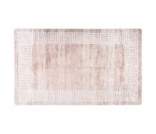 Paklājs, 120X180 Cm, Bēšs, Mazgājams, Neslīdošs Vidaxl