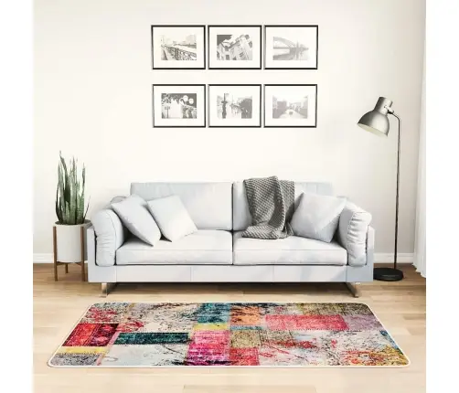 Paklājs, 80X150 Cm, Tekstilmozaīka, Mazgājams, Neslīdošs Vidaxl