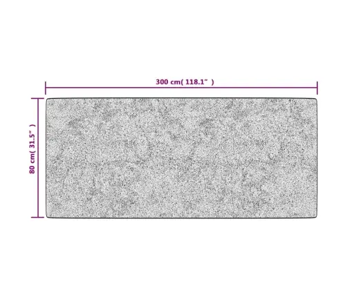 Kilimas, Spalvotas, 80X300cm Skiautinio Dizaino, Neslystantis