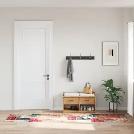 Kilimas, Spalvotas, 80X300cm Skiautinio Dizaino, Neslystantis