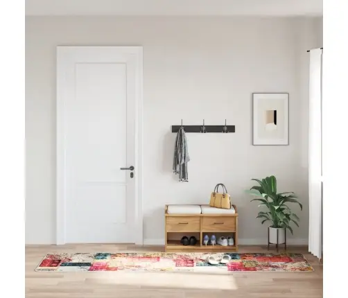 Kilimas, Spalvotas, 80X300cm Skiautinio Dizaino, Neslystantis