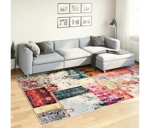 Paklājs, 190X300 Cm, Tekstilmozaīka, Mazgājams, Neslīdošs Vidaxl