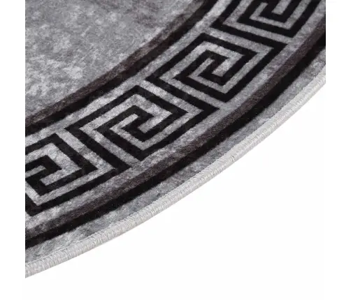 Paklājs, Φ 120 Cm, Mazgājams, Neslīdošs, Daudzkrāsains Vidaxl