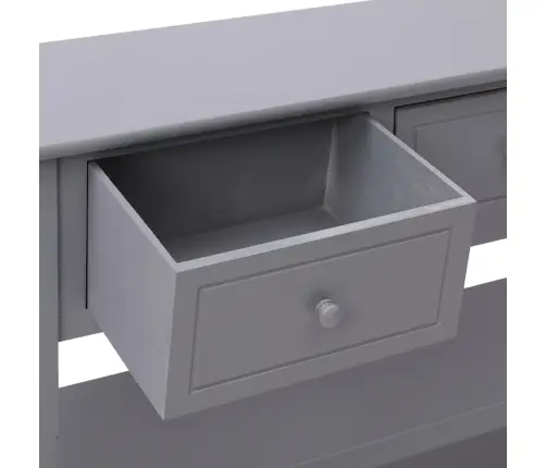 Kumode, 108X30X76 Cm, Pelēka, Paulonijas Masīvkoks  Vidaxl Kumode, 108X30X76 Cm, Pelēka, Paulonijas Masīvkoks  Vidaxl