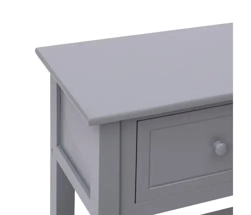 Kumode, 108X30X76 Cm, Pelēka, Paulonijas Masīvkoks  Vidaxl Kumode, 108X30X76 Cm, Pelēka, Paulonijas Masīvkoks  Vidaxl