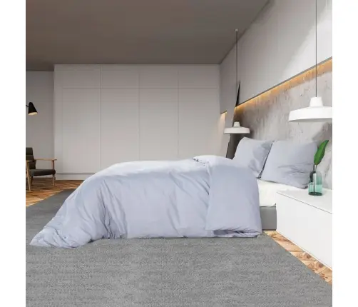 Gultasveļas Komplekts, Pelēks, 140X200 Cm, Mikrošķiedra Vidaxl Gultasveļas Komplekts, Pelēks, 140X200 Cm, Mikrošķiedra Vidaxl