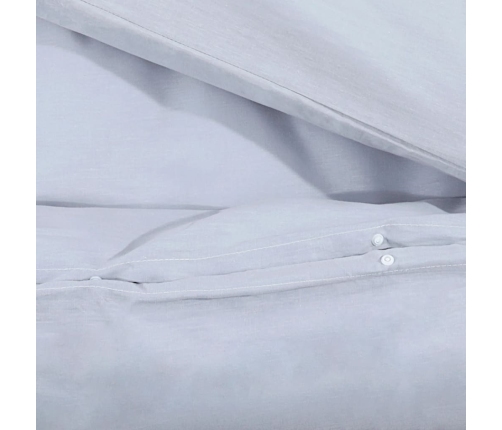 Gultasveļas Komplekts, Pelēks, 135X200 Cm, Mikrošķiedra Vidaxl