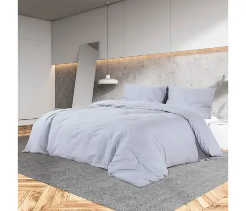 Patalynės Komplektas, Pilkas, 135X200cm Mikropluoštas