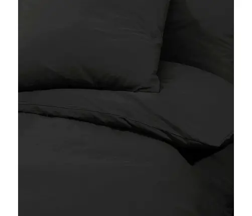 Voodipesukomplekt, Must, 140 X 200 cm Kerge Mikrofiiber