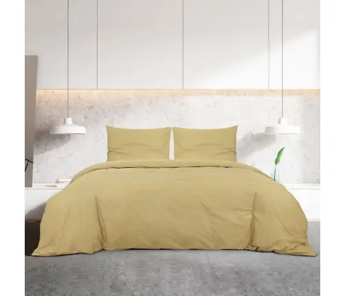 Gultasveļas Komplekts, Pelēkbrūns, 140X200 Cm, Mikrošķiedra Vidaxl