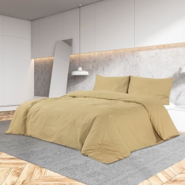 Patalynės Komplektas, Taupe Spalvos, 200X220cm Mikropluoštas