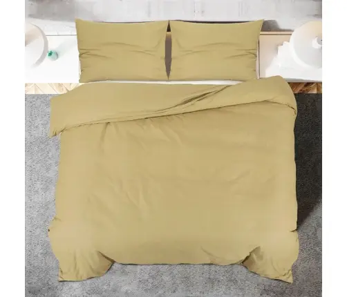 Patalynės Komplektas, Taupe Spalvos, 225X220cm Mikropluoštas