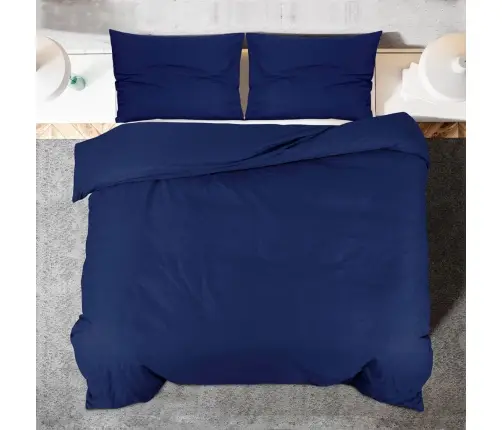 Patalynės Komplektas, Tamsiai Mėlynas, 200X200cm Mikropluoštas