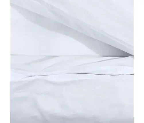Patalynės Komplektas, Baltos Spalvos, 140X200cm Mikropluoštas