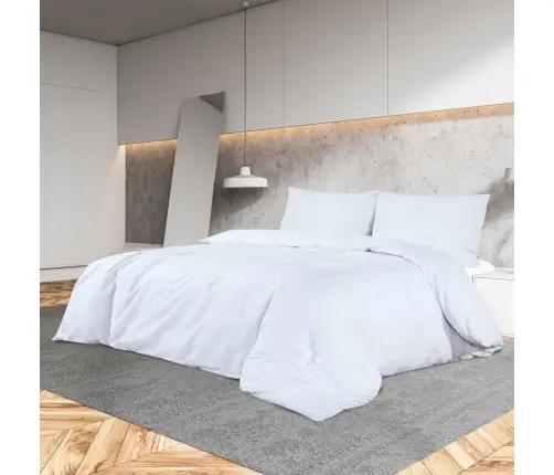 Gultasveļas Komplekts, Balts, 200X200 Cm, Viegla Mikrošķiedra Vidaxl Gultasveļas Komplekts, Balts, 200X200 Cm, Viegla Mikrošķiedra Vidaxl