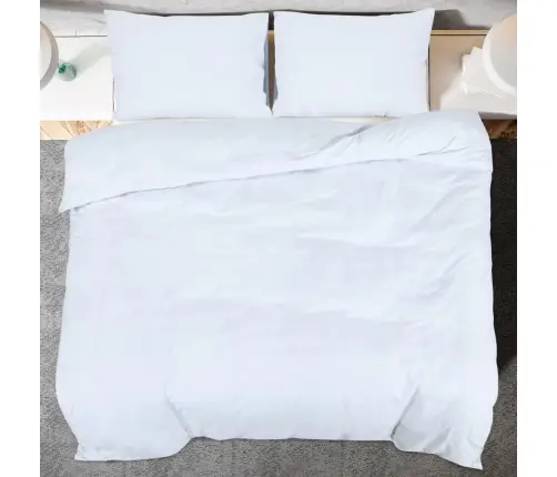 Patalynės Komplektas, Baltos Spalvos, 200X200cm Mikropluoštas