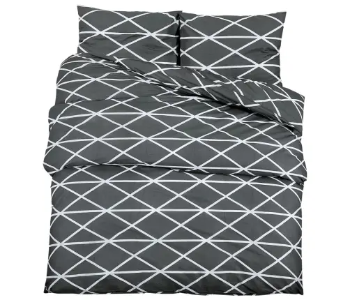 Patalynės Komplektas, Pilkos Spalvos, 140X200cm Medvilnė