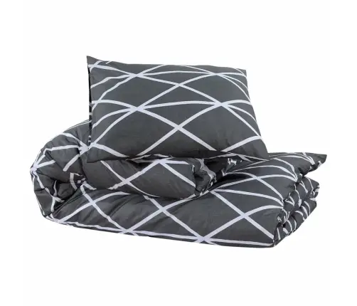 Patalynės Komplektas, Pilkos Spalvos, 140X200cm Medvilnė