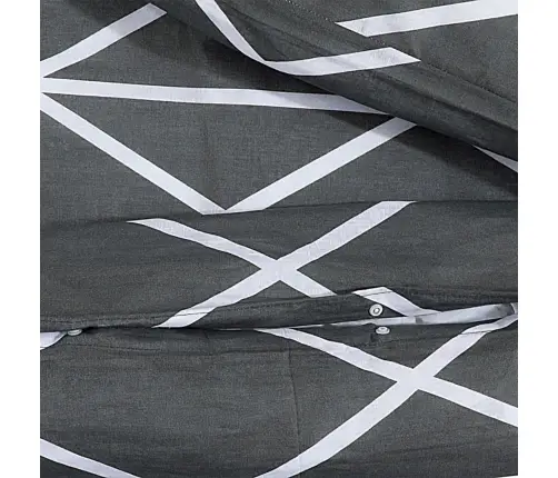 Patalynės Komplektas, Pilkos Spalvos, 140X200cm Medvilnė