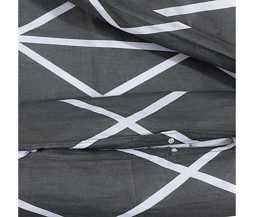Patalynės Komplektas, Pilkas, 260X240cm Medvilnė