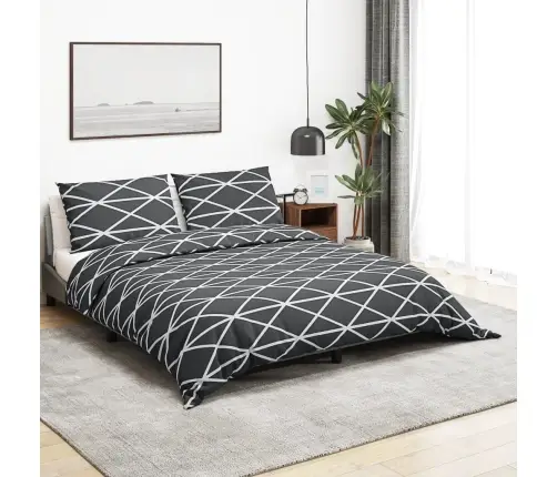 Gultasveļas Komplekts, Pelēks, 225X220 Cm, Kokvilna Vidaxl Gultasveļas Komplekts, Pelēks, 225X220 Cm, Kokvilna Vidaxl