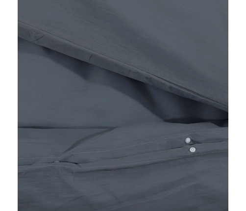 Patalynės Komplektas, Antracito, 240X220cm Medvilnė