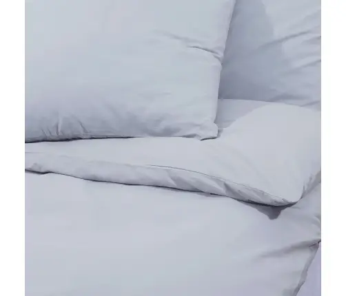 Gultasveļas Komplekts, Pelēks, 260X220 Cm, Kokvilna Vidaxl
