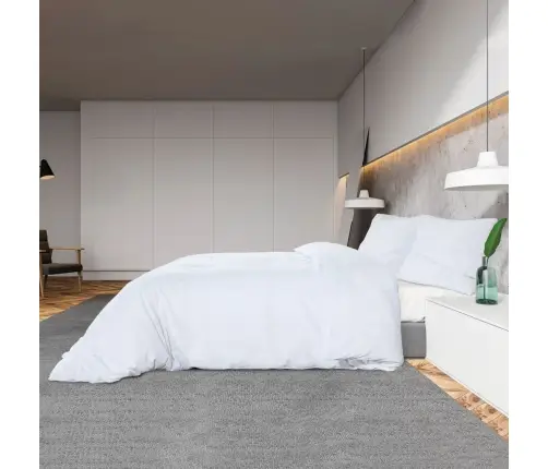Gultasveļas Komplekts, Balts, 200X200 Cm, Kokvilna Vidaxl