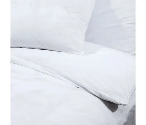 Voodipesukomplekt, Valge, 260 X 220 cm Puuvill