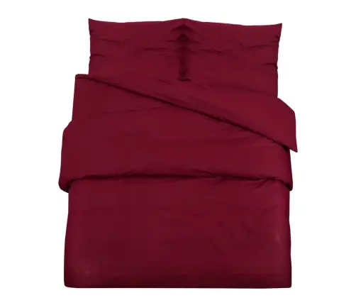 Patalynės Komplektas, Bordo Spalvos, 200X200cm Medvilnė