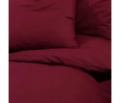 Patalynės Komplektas, Bordo Spalvos, 200X200cm Medvilnė