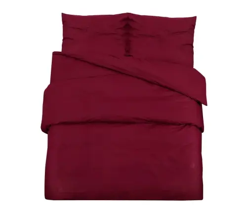 Patalynės Komplektas, Bordo Spalvos, 200X200cm Medvilnė