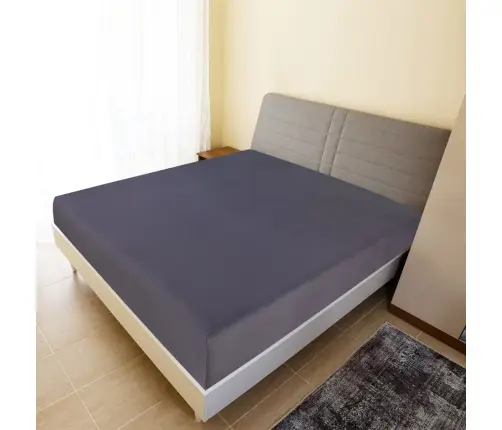 Palagi Ar Gumiju, 2 Gab., Antracītpelēki, 140X200 Cm, Kokvilna Vidaxl