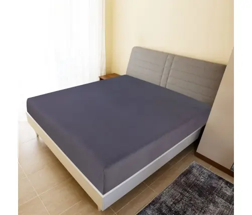 Palagi Ar Gumiju, 2 Gab., Antracītpelēki, 160X200 Cm, Kokvilna Vidaxl