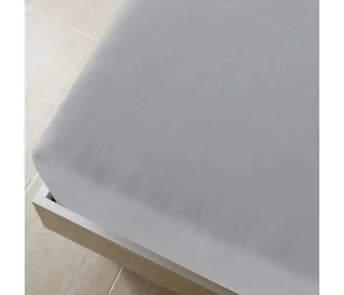 Kummiga Voodilinad, 2 Tk, Hall, 90X200 cm Puuvill