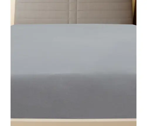 Palagi Ar Gumiju, 2 Gab., Pelēki, 100X200 Cm, Kokvilna Vidaxl