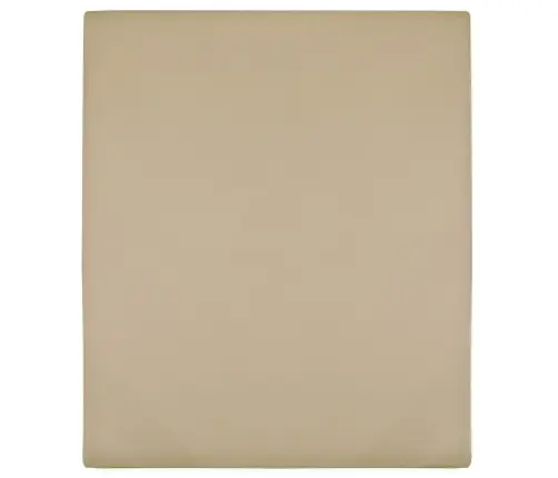 Paklodės Su Guma, 2Vnt., Taupe Spalvos, 160X200cm Medvilnė