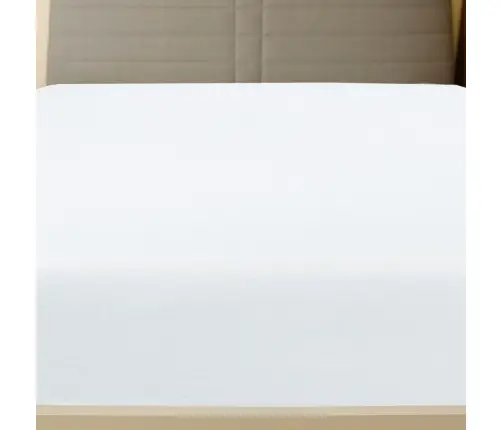 Palagi Ar Gumiju, 2 Gab., Balti, 180X200 Cm, Kokvilna Vidaxl