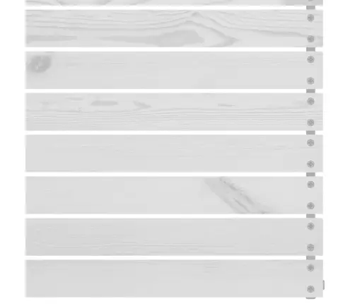 Kampinės Sodo Sofos, 2Vnt., Baltos, Pušies Medienos Masyvas Kampinės Sodo Sofos, 2Vnt., Baltos, Pušies Medienos Masyvas
