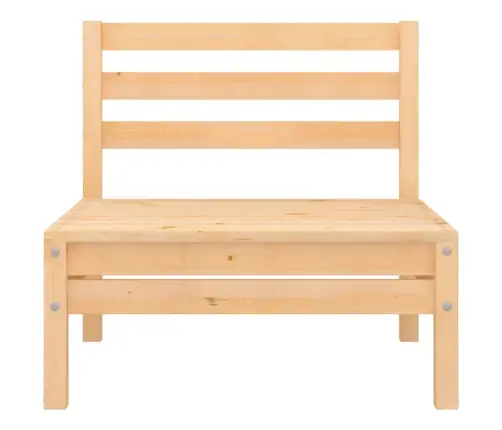 Vidurinės Sodo Sofos Dalys, 2Vnt., Pušies Medienos Masyvas